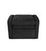 Kids Black Comfy Upholstered Recliner Chair with Storage