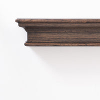 23" Black Wash Floating Wall Shelf