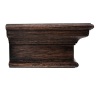 23" Black Wash Floating Wall Shelf