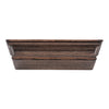 23" Black Wash Floating Wall Shelf