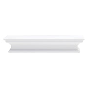 23" Classic White Floating Wall Shelf