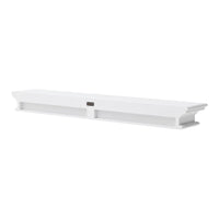 47" Classic White XL Floating Wall Shelf