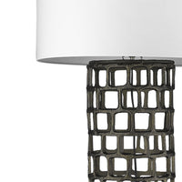 Vallin 1-Light Black Gold Floor Lamp