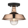 Burry 1-Light Copper Convertible Pendant