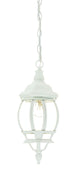 Chateau 1-Light Textured White Hanging Light