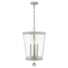 Callie 3-Light Country White Foyer Pendant