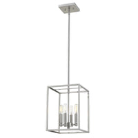 Cobar 4-Light Satin Nickel Pendant