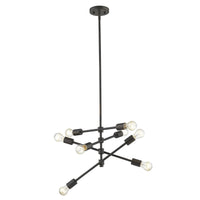 Calix 8-Light Oil-Rubbed Bronze Pendant