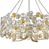 Vitozzi 4-Light Antique Silver Leaf Chandelier