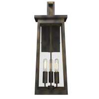 Alden 3-Light Oil-Rubbed Bronze Wall Light