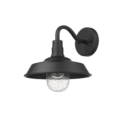 Burry 1-Light Matte Black Wall Light