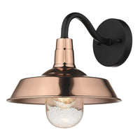 Burry 1-Light Copper Wall Light