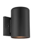 1-Light Matte Black Cylinder Wall Sconce