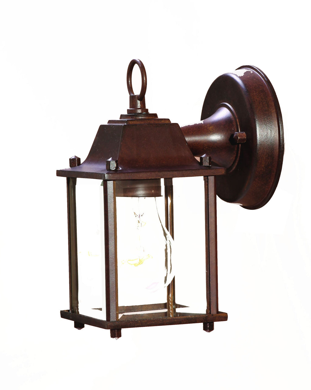 Builder's Choice 1-light Burled Walnut Wall light