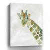 32" x 24" Abstract Marble Watercolor Giraffe Canvas Wall Art
