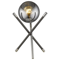 Trend Home 1-Light Polished Nickel Table Lamp