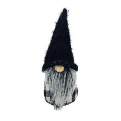 Black and White Buffalo Check Groovy Gnome