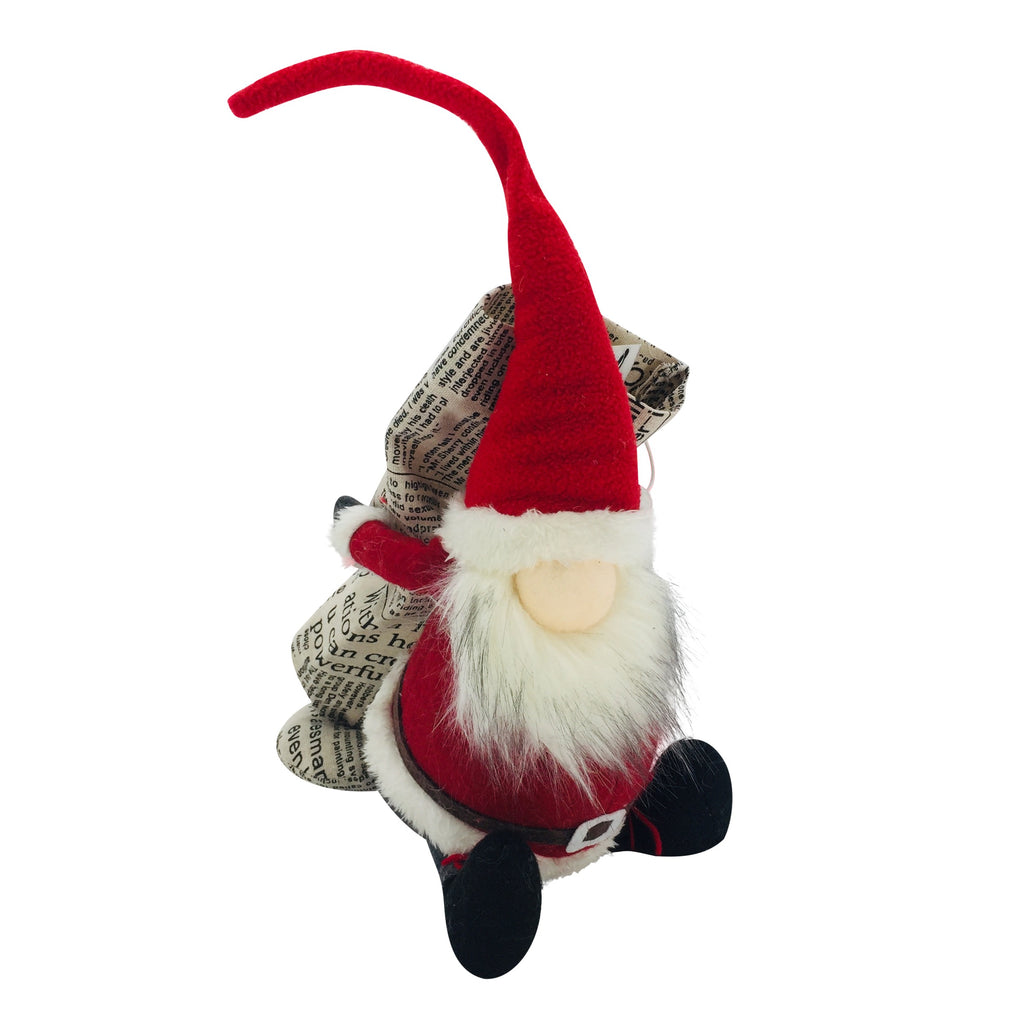 Fabulous Santa Gnome Wine Bottle Holder