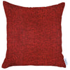 Red Modern Textured Throw Pillow