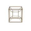 Jumbo Metal 3D Cube Decorative Sculpture