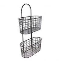 Black Metal Wire Hanging Storage