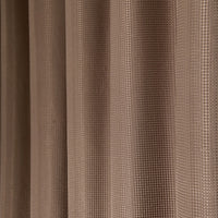 Luxurious Mocha Waffle Weave Shower Curtain