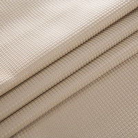 Luxurious Beige Waffle Weave Shower Curtain