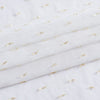 Gold Puff Sprinkles Shower Curtain