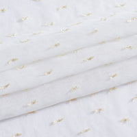 Gold Puff Sprinkles Shower Curtain