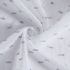 Silver Puff Sprinkles Shower Curtain