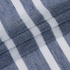 Navy and White Striped Shower Curtain