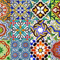 4" X 4" Mediterranean Mash Mosaic Peel and Stick Tiles