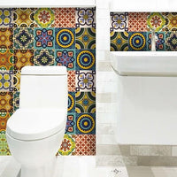 7" X 7" Euro Mosaic Peel and Stick Removable Tiles