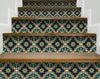 8" X 8" Agean Blue and Green Peel and Stick Tiles