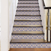 4" X 4" Blue Taupe Nova Removable Peel And Stick Tiles