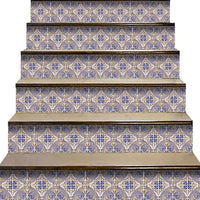 4" X 4" Blue Taupe Nova Removable Peel And Stick Tiles