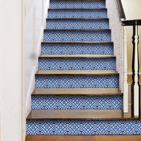 4" X 4" Blue Bali Removable Peel And Stick Tiles