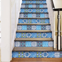 4" X 4" Greta Multi Mosaic Peel And Stick Tiles