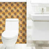 7" X 7" Golden Rio Removable Peel and Stick Tiles