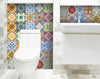 4" X 4" Josephina Mutli Mosaic Peel And Stick Tiles