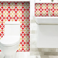 6" X 6" Roja Hola Removable Peel and Stick Tiles