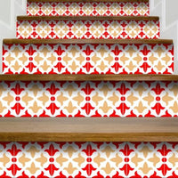 6" X 6" Roja Hola Removable Peel and Stick Tiles