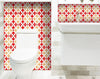 7" X 7" Roja Hola Removable Peel and Stick Tiles