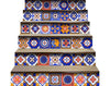 5" x 5" Shades of Blue Celestial Mosaic Peeland Stick Removable Tiles