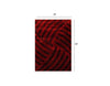 5’ x 7’ Red Geometric Illusion Area Rug