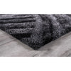 2’ x 8’ Dark Gray Geometric Illusion Runner Rug