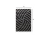 5’ x 7’ Dark Gray Geometric Illusion Area Rug