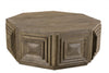 Octagonal Nested Square Carved Coffee Table