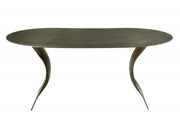 Oblong Modern Iron Coffee Table