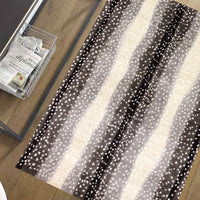 2' x 3' Neutral Dot and Wave Washable Floor Mat